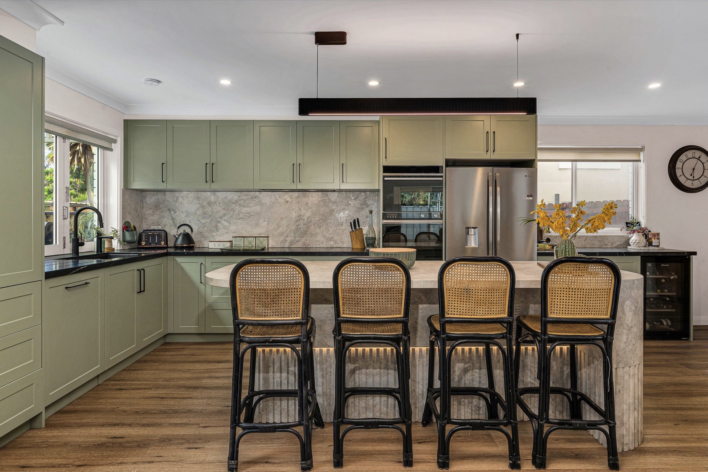 Sculptural Stonework in Canterbury Residence
